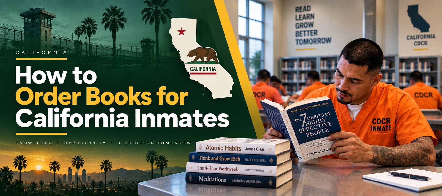How to Order Books for California Inmates Online